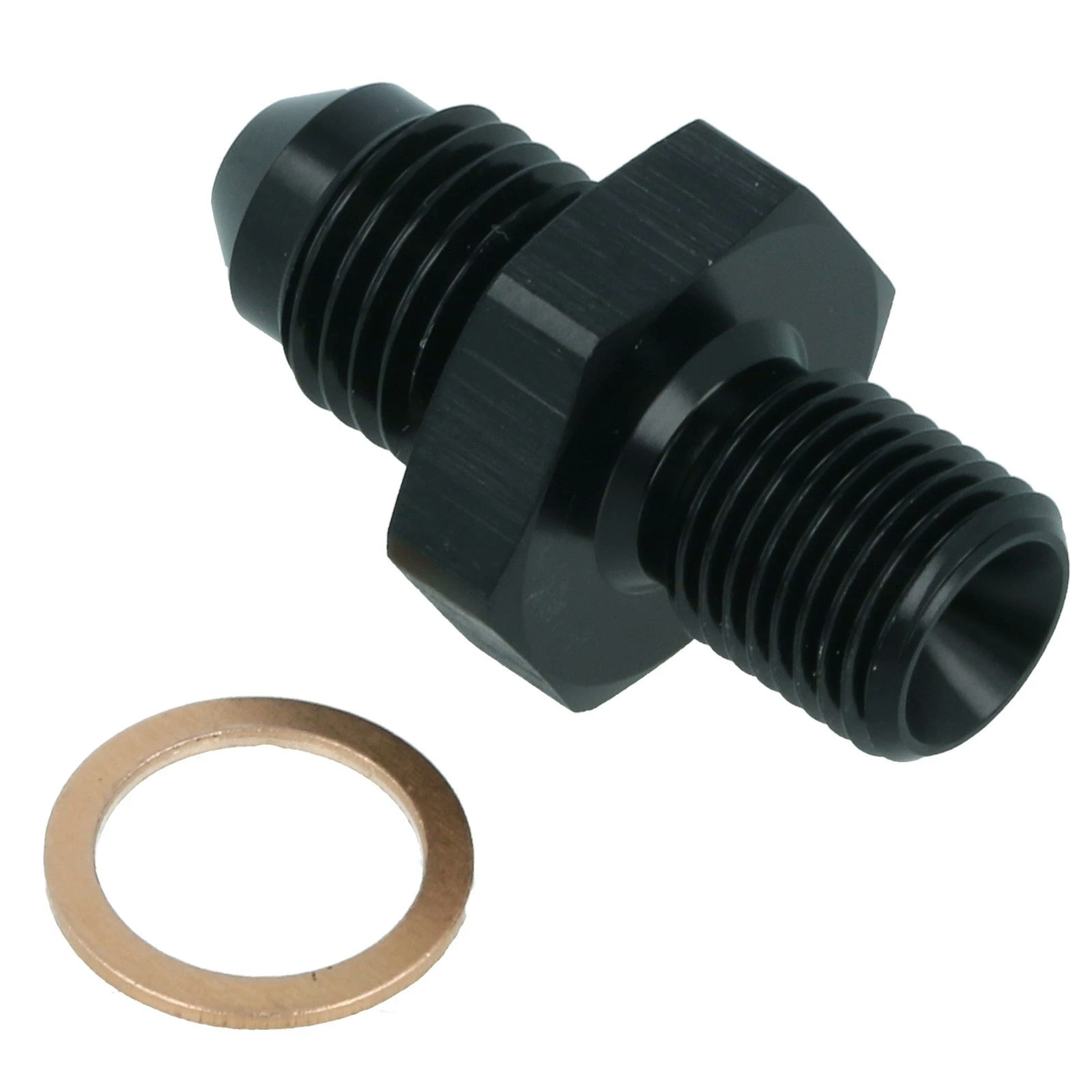 Oil feed line screw-in adapter for Garrett GBC turbocharger