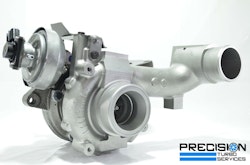 VJ42 - IHI fabriksrenoverad originalturbo OEM : R2AX13700A, R2AX13700B ( Bytesturbo )