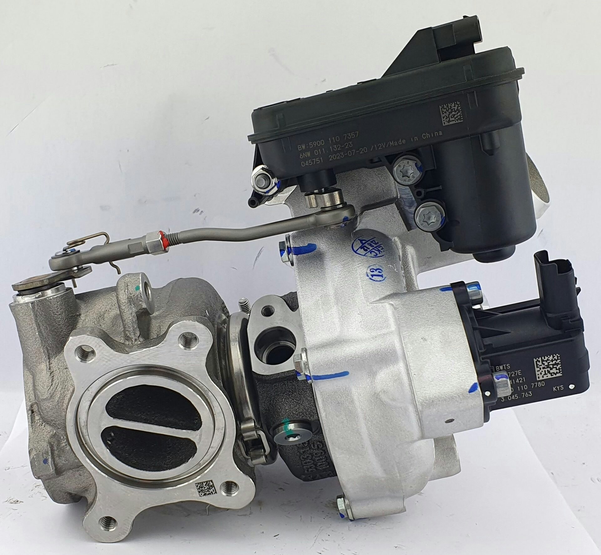 53039880830 K03 BorgWarner - Fabriksny originalturbo : 98 138 525 80, 9813852580, 16 472 846 80, 1647284680, 2101638