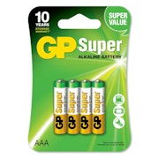 GP Super Alkaline AAA 24A/LR03 Batterier 40-pack