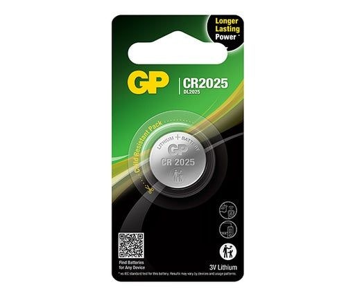 GP CR2025 Lithium Knappcellsbatteri 10-pack