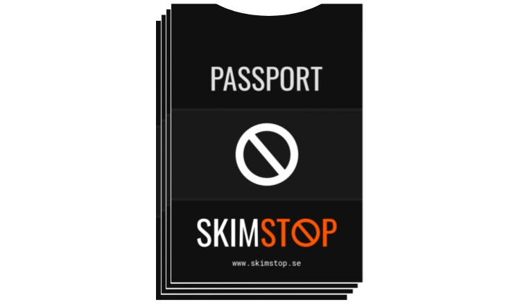 4-pack Passficka mot skimming - Skyddar mot identitetsstöld