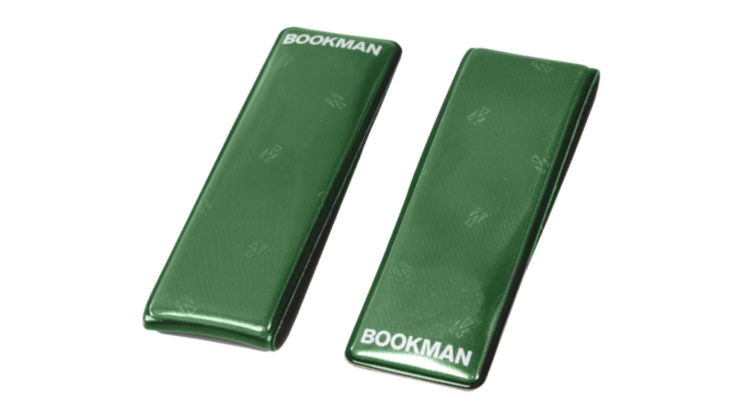 Bookman 2-pack grön reflex Clip-on magnet