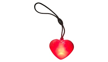 Blinkande hjärta, Blinky heart, 80h LED, syns i mörkret, Save lives now