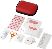 Första hjälpen set med 16 delar - Praktisk och lättanvänd medicinväska för alla hushåll