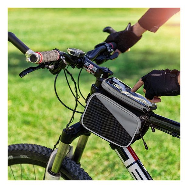 Cykelväska - Skydda & ha mobilen nära till hands under cykelturen