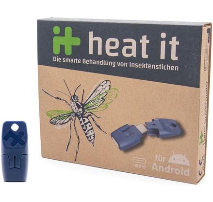 Effektiv behandling av insektsbett med Heat it - Android