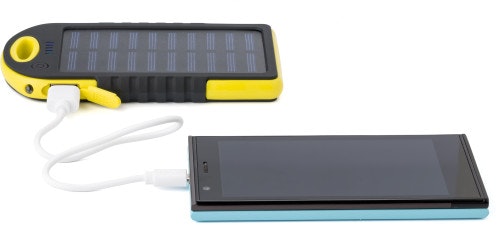 Powerbank med solceller