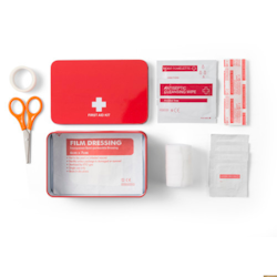 Första hjälpen set med 15 delar - Praktisk och lättanvänd medicinväska för alla hushåll