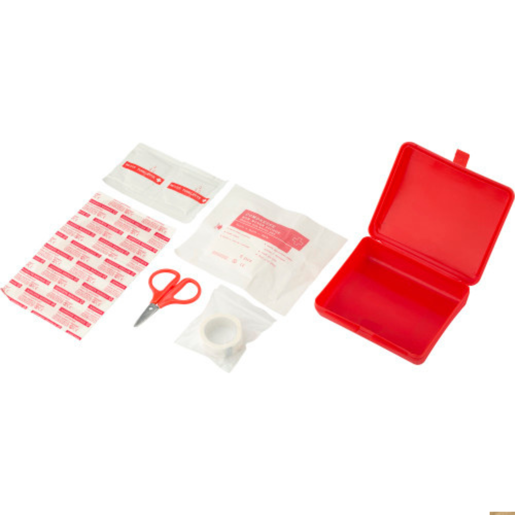 Första hjälpen set med 10 delar - Praktisk och lättanvänd medicinväska för alla hushåll