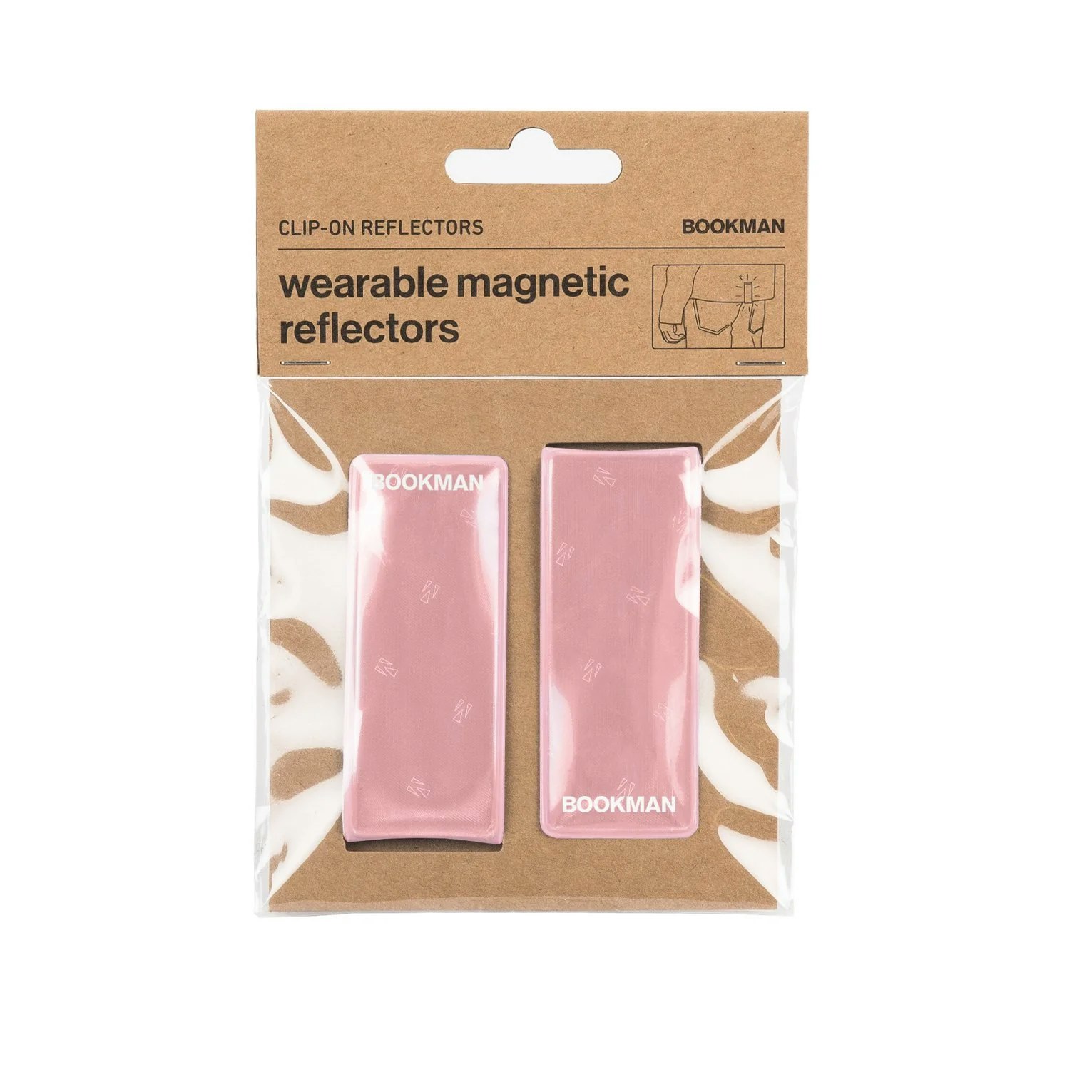 Magnetiska reflexer Rosa 2-Pack - Bookman