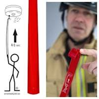 Testhornet / skohorn - Testa din brandvarnare utan att gå upp på en stol