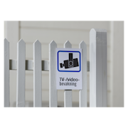 Varningsskylt för TV / Videobevakning - A4 skylt Enkelsidig