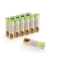 GP Super Alkaline AA 15A/LR6 Batterier 12-pack