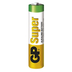 GP Super Alkaline AAA 24A/LR03 Batterier 4-pack