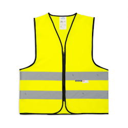 Reflexväst HI-VIS 3M med dragkedja