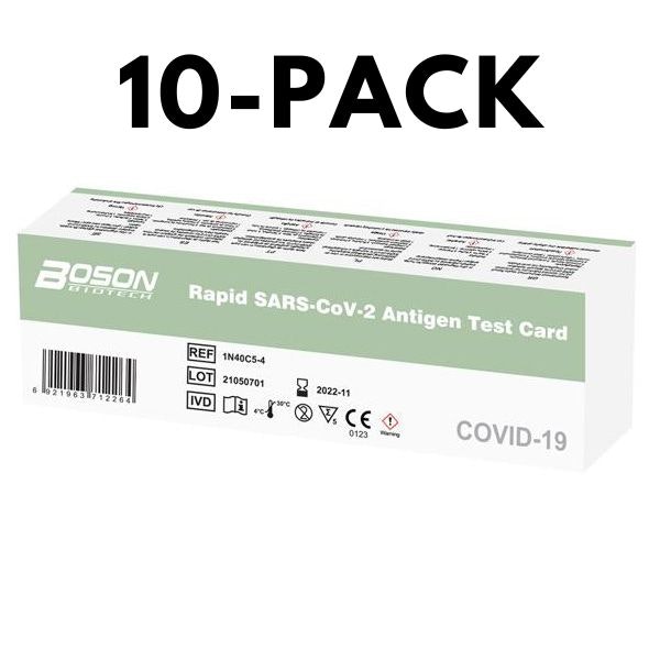 Boson antigentest för hemmabruk Covid-19, 10-pack