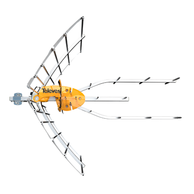 Televés Ellipse UHF 38dB förstärkning inkl. nätdel och 20m kabel
