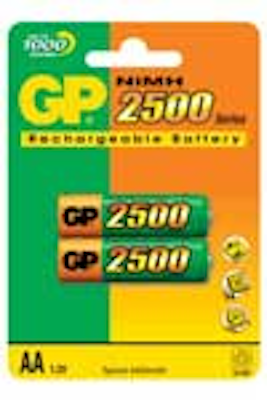 Gp Powerbank 2-pack AA/R6 2500mah