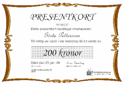 Presentkort