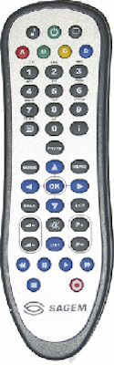 Sagem Fjärrkontroll PVR serien