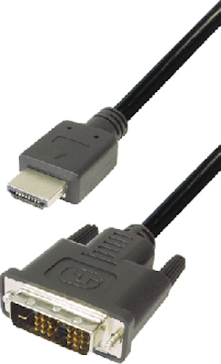 Standard HDMI-DVI Std 5m19Hane-18+1Hane
