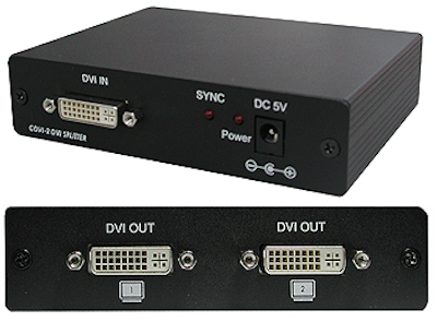 Cypress T. CDVI-2H DVI Splitter 1:2 1080p
