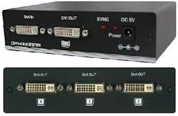 CDVI-4H DVI-splitter 1 in 4 ut