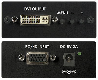 Cypress T. CP-252 VGA till DVI Scaler/Converter