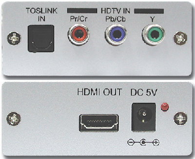 Cypress T. CP-280H komponent till HDMI / dig. ljud