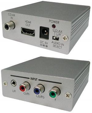 CP-281H Komp. & analogt / digitalt ljud till HDMI
