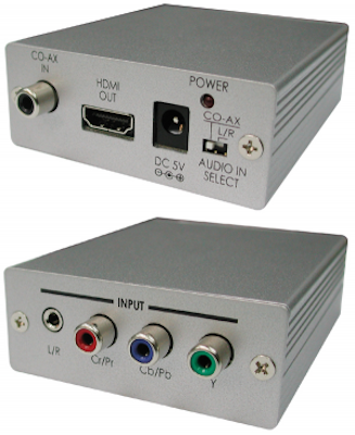 CYP/// CP-281H Komp. & analogt / digitalt ljud till HDMI