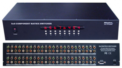 Shinybow SB-5588 Komponent Matrix switch 8 in 8 ut
