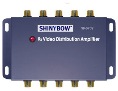 Shinybow SB-3702 Komposit splitter 1 in 9 ut