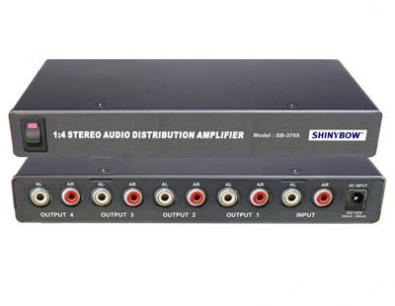 SB-3705 Audio splitter 1 in 4 ut