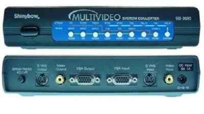Shinybow SB-3690 NTSC/PAL Converter med VGA