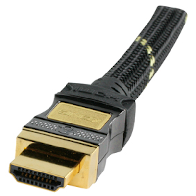 König HDMI KABEL 1.3C med nylonfläta 0,75m
