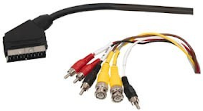 Dsec BNC-Scart dubbelriktad