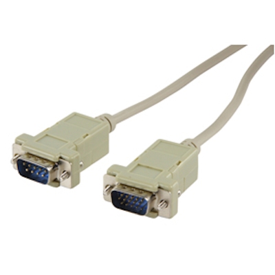 Standard 9-pol-15-pol CGA - VGA monitor kabel 1,8m