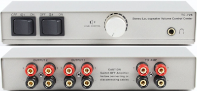 TCC TC-726 Högtalarswitch med volymkontroll