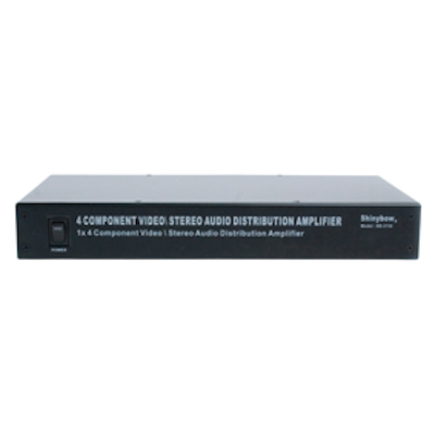 Shinybow SB-3730 Komponent Splitter 1:5 med Audio