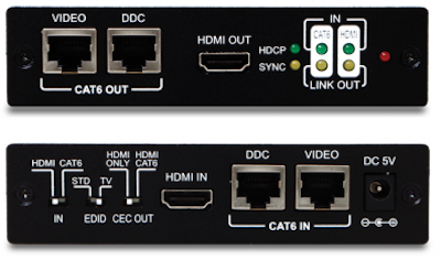 CYP/// HDMI/CAT6 till HDMI/CAT6 Kaskad