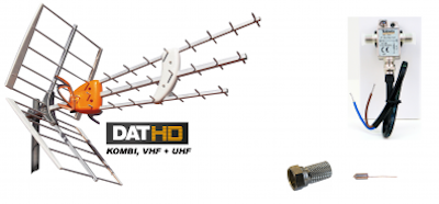 Televés DAT-HD Mix med LTE 16db Förstärk.paket 12V