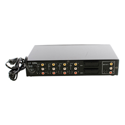 Digitaltvexperten RCA / SVHS switch 4 in 1 ut + 2 scart s