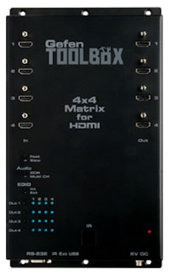 Gefen GefenToolBox 4x4 Matrix for HDMI with FST and 3DTV