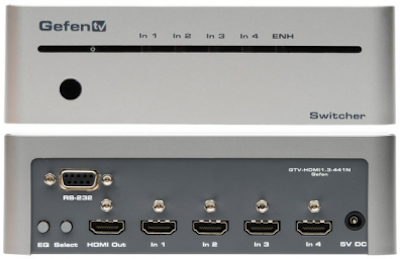 Gefen GefenTV 4x1 Switcher for HDMI with RS232