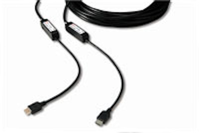 Opticis HDMI hybridkabel 40M utan extern strömmatning