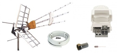Antennpaket Skåne Small + 20m kabel LTE