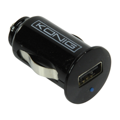 König Cigarettändaruttag 12V till USB 2,1 A för IPAD mm