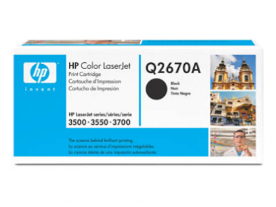 Hp Lasertoner Q2670A Svart